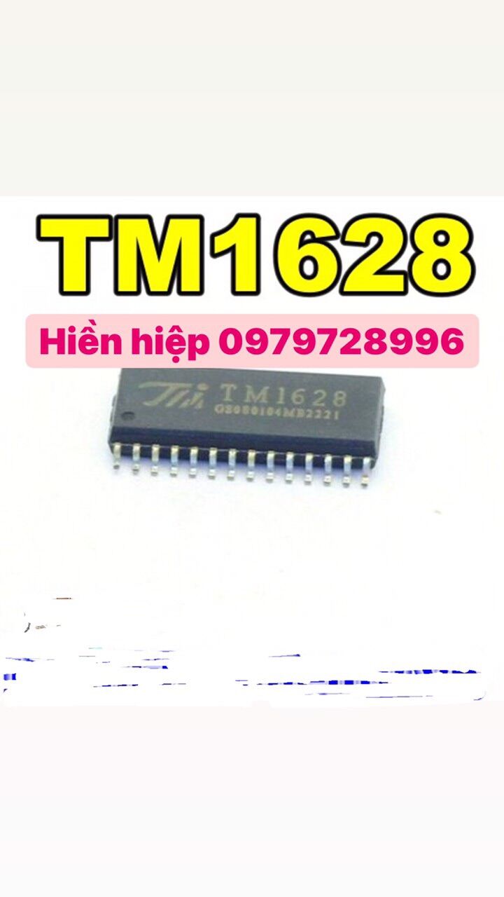 Ic mặt bếp từ tm1628 dán combo 5 con