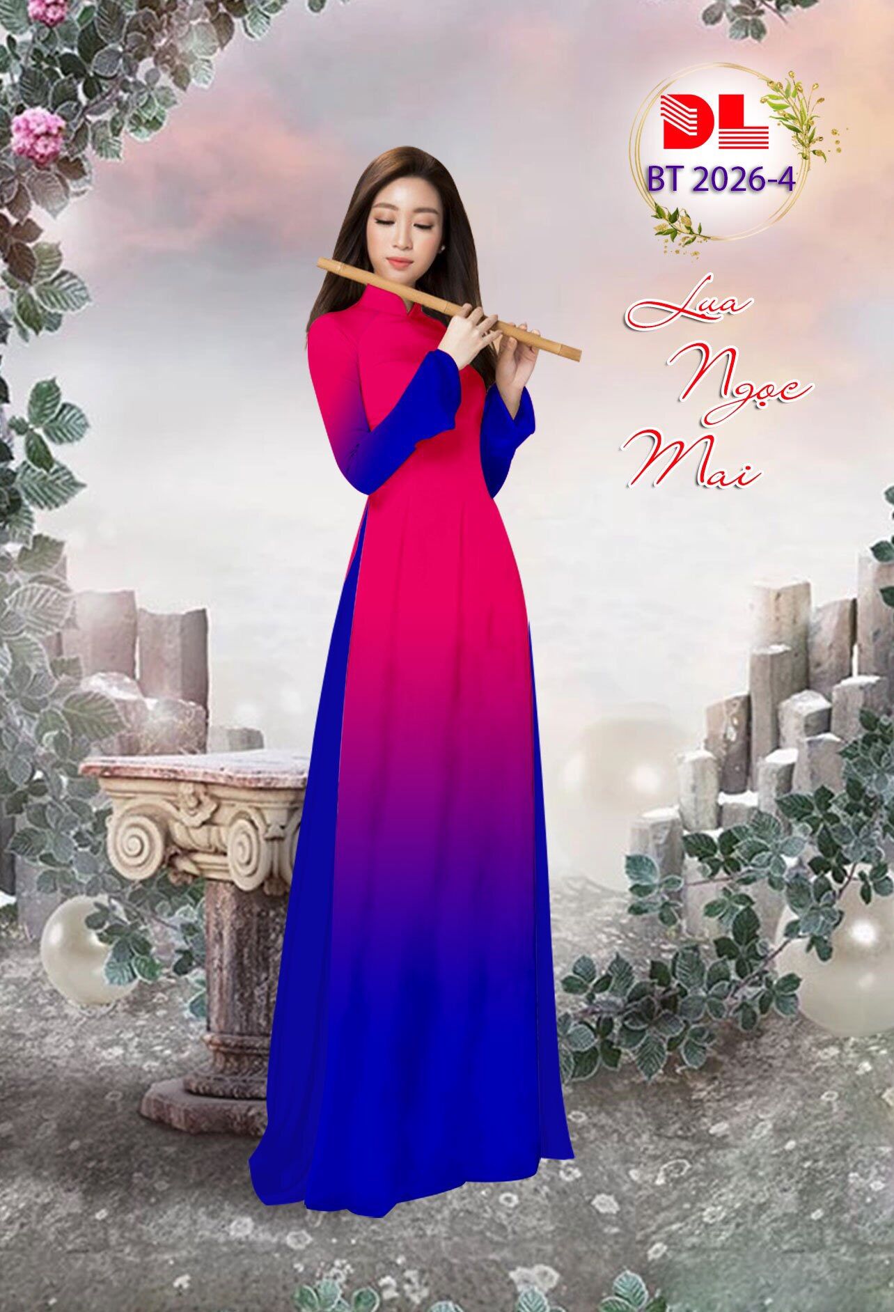 Vải áo dài chuyển sắc