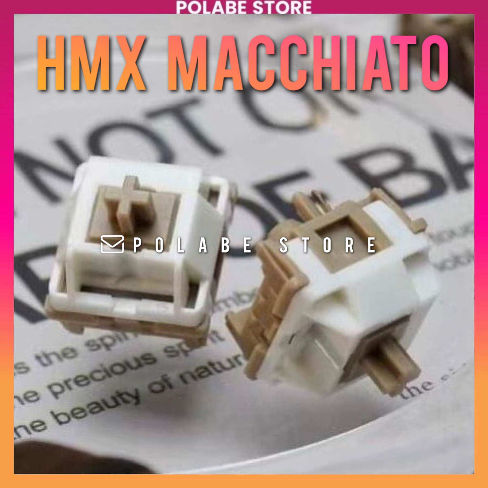 HMX Macchiato Linear switch HMX Macaron linear công tắc bàn phím cơ YG Studio Macchiato - Polabe Store
