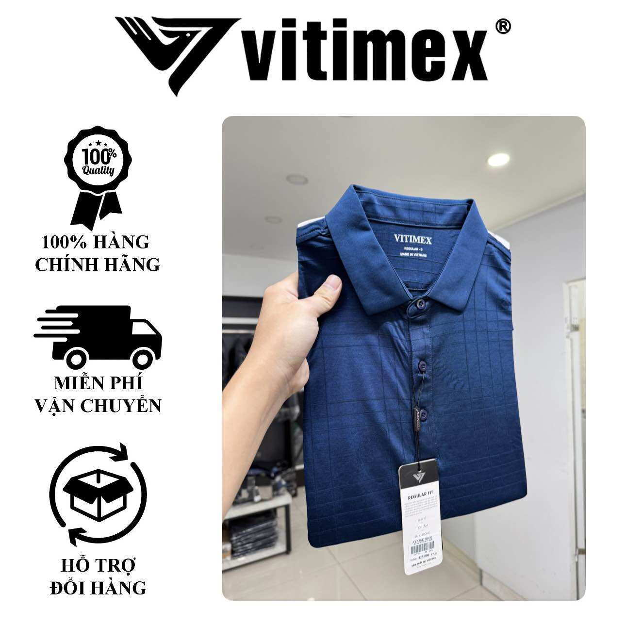 Áo Polo nam Vitimex form RegularFit (ATN42425R080)