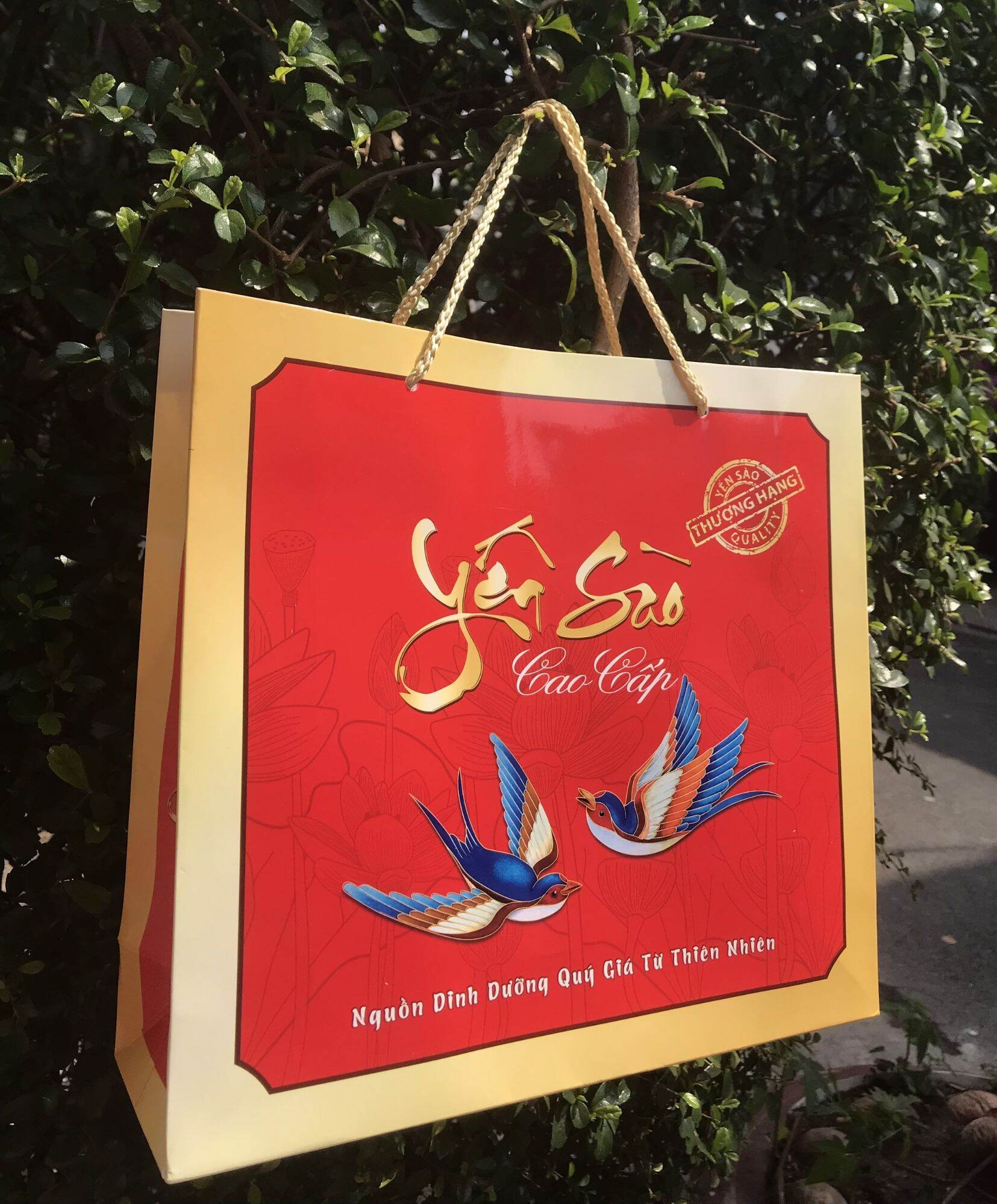 TÚI GIẤY ĐỰNG YẾN SÀO 100 gr(KHÔNG ÉP KIM )
