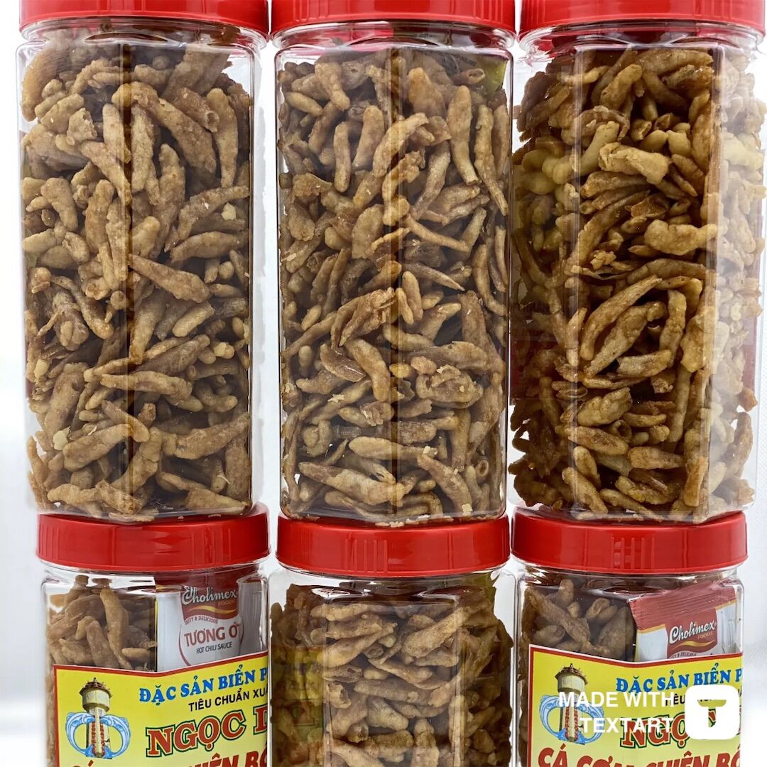 Cá cơm chiên bột giá 80k/200gram. Hải sản khô phan thiết