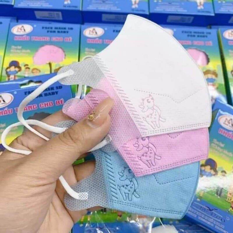 (Trẻ Em) khẩu trang y tế 3d dành cho bé cute