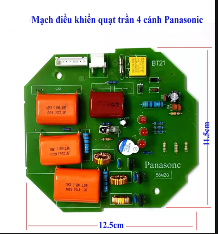 Bo mạch quạt trần 4 cánh Panasonic