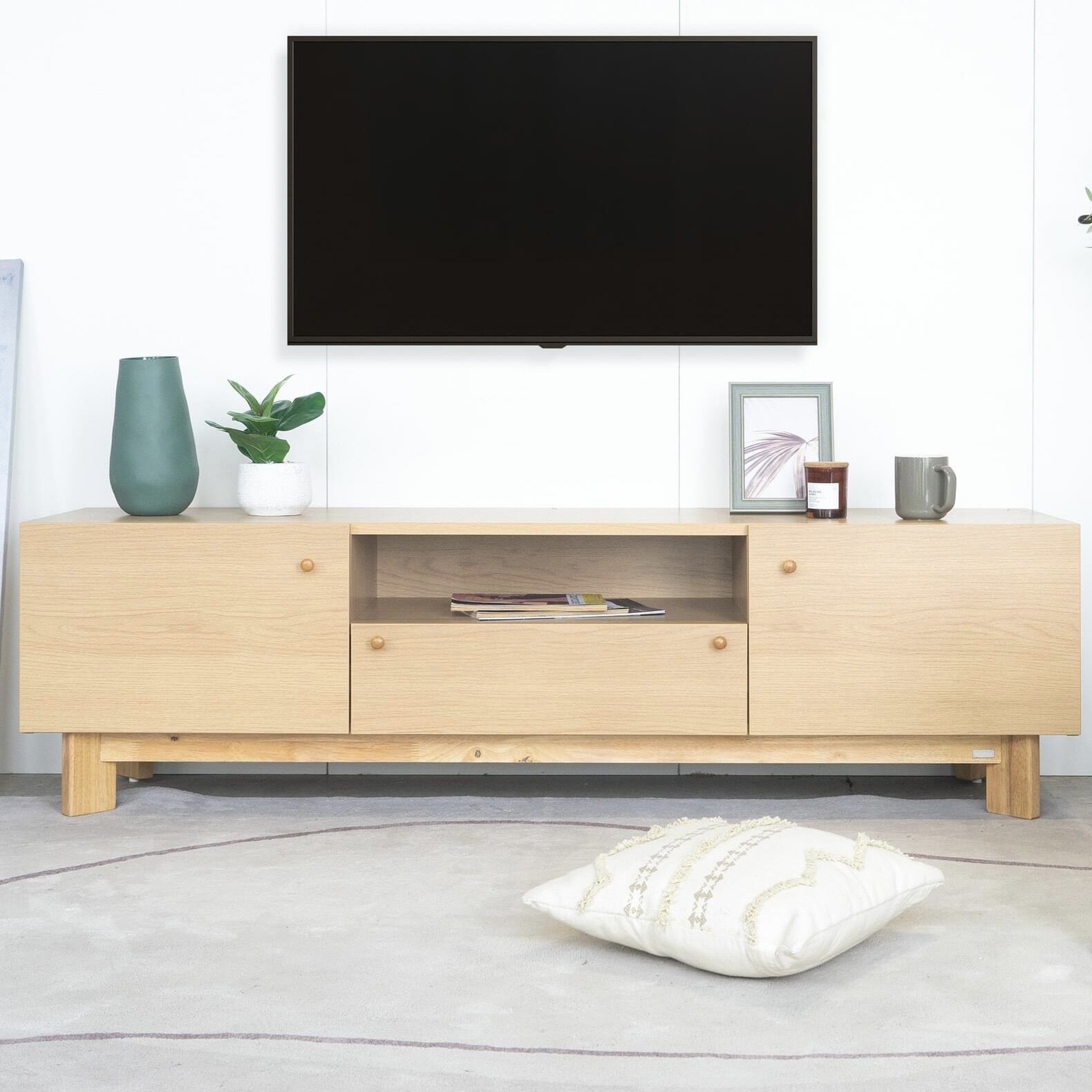 Tủ kệ tivi gỗ moho moss 601