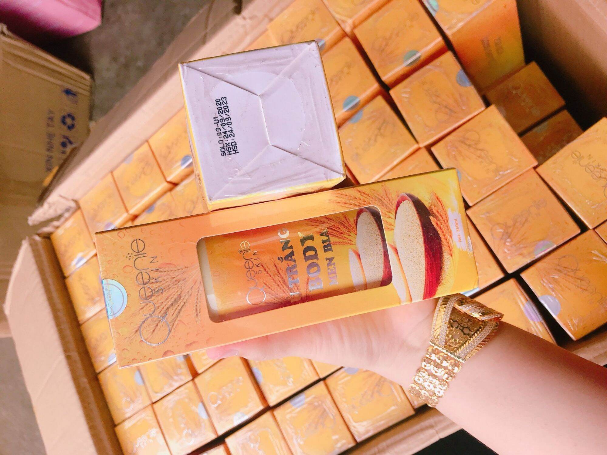 Ủ trắng body men bia siêu thơm, siêu trắng