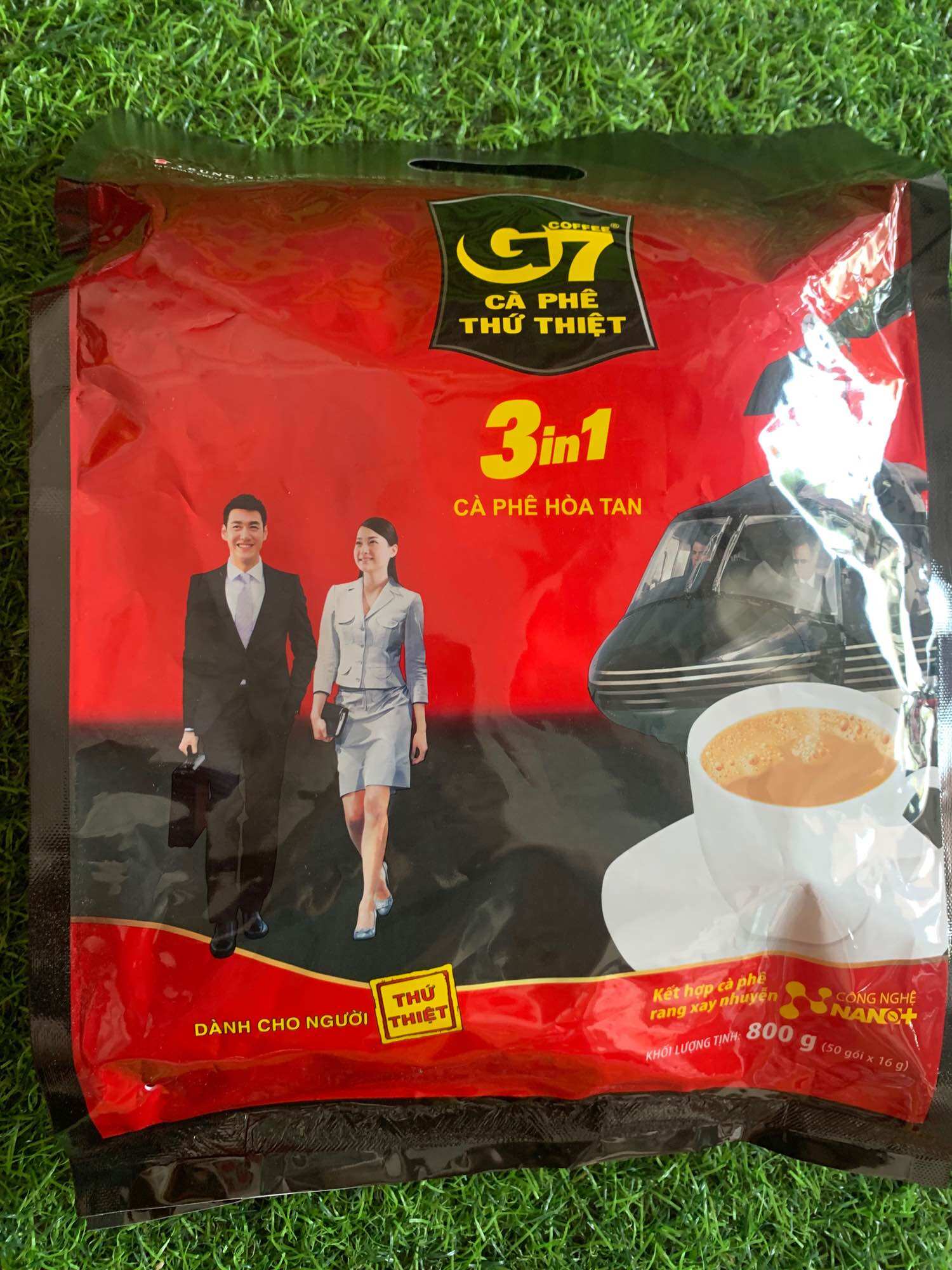 Cà phê G7 hoà tan 800g bịch 50 gói