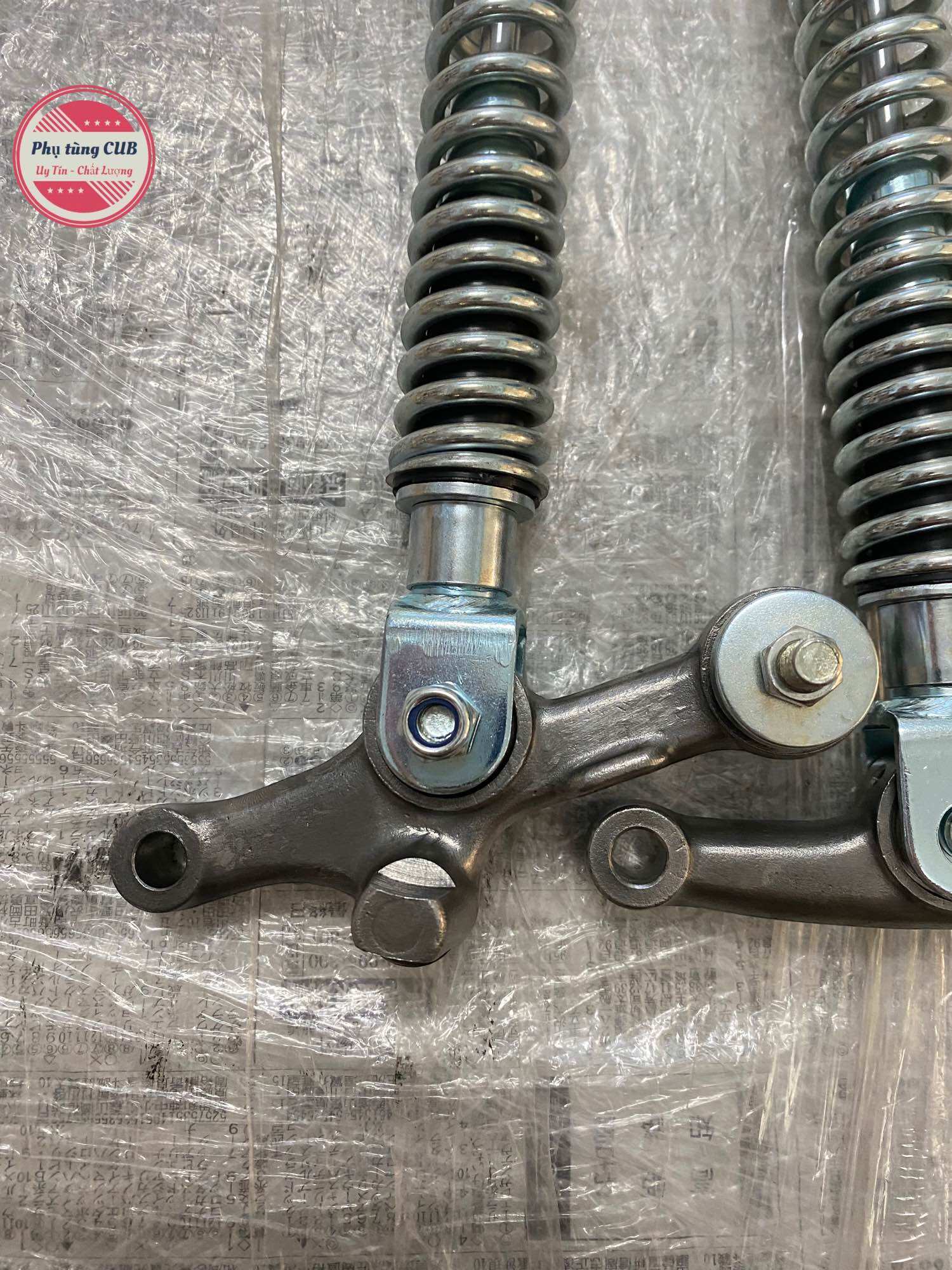 Bộ phuộc giò gà xe cub 78 hàng gia công