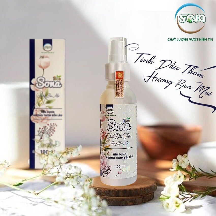 Xịt Thơm Quần Áo SoNa, Xả Vải Khô - 100ml