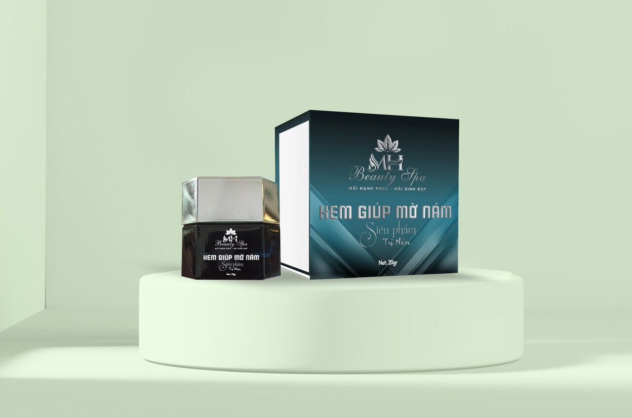 Combo Kem Dưỡng Trắng Da siêu phẩm mờ thâm nám MH