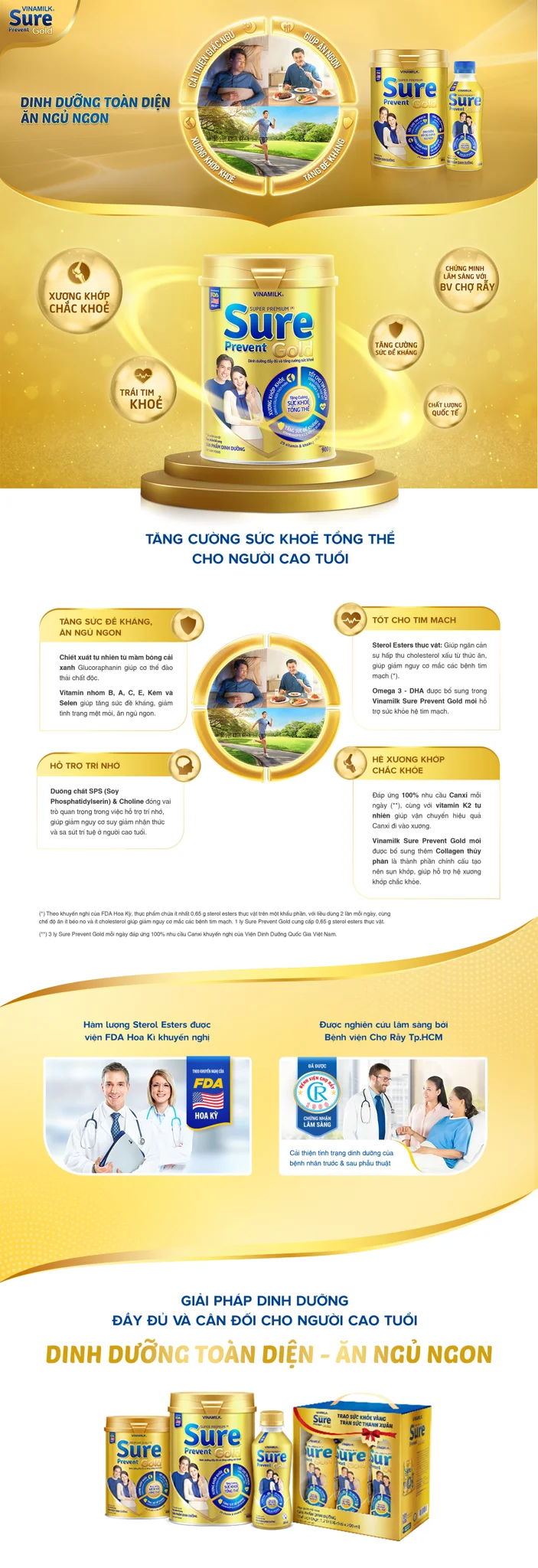 Sữa Bột Sure Prevent Gold - Hộp 900g