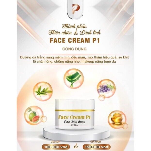 KEM FACE P1 CHÍNH HÃNG PONRY (TẶNG KÈM QUÀ TTBC/ SON KEM/ MASK MÔI)
