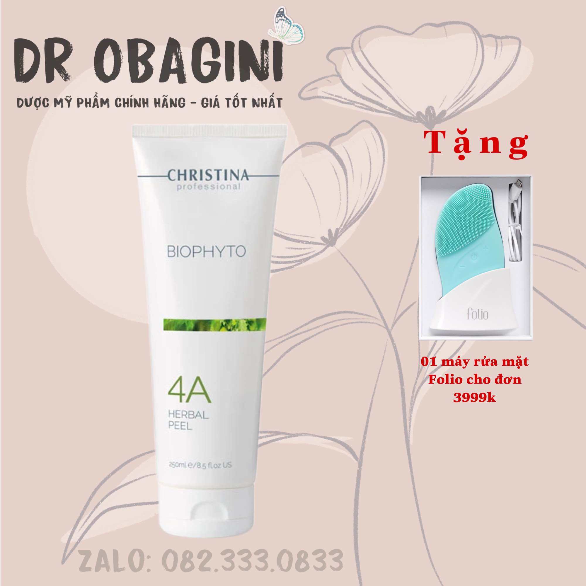 CHRISTINA BIOPHYTO 4A 4 HERBAL PEEL- CÂN BẰNG - THẢI ĐỘC, LOẠI BỎ MỤN CÁM