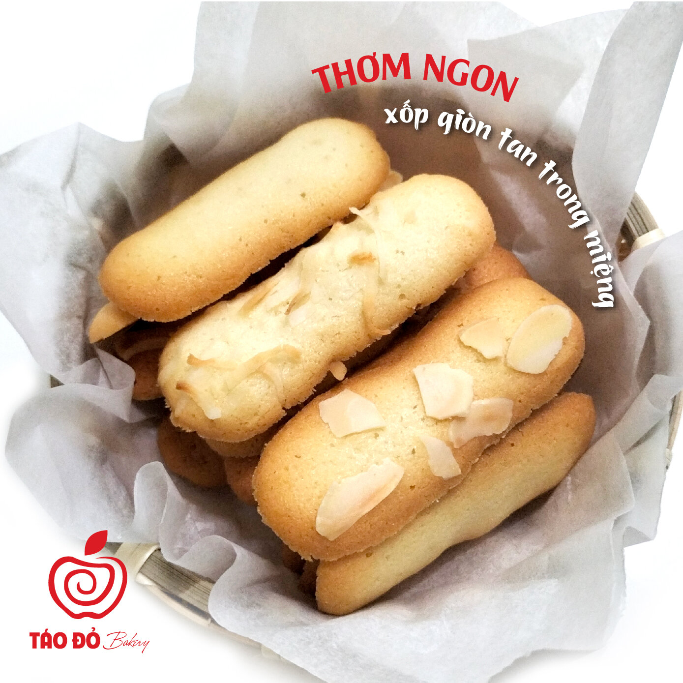 Bánh Quy Lưỡi Mèo - Túi 100g