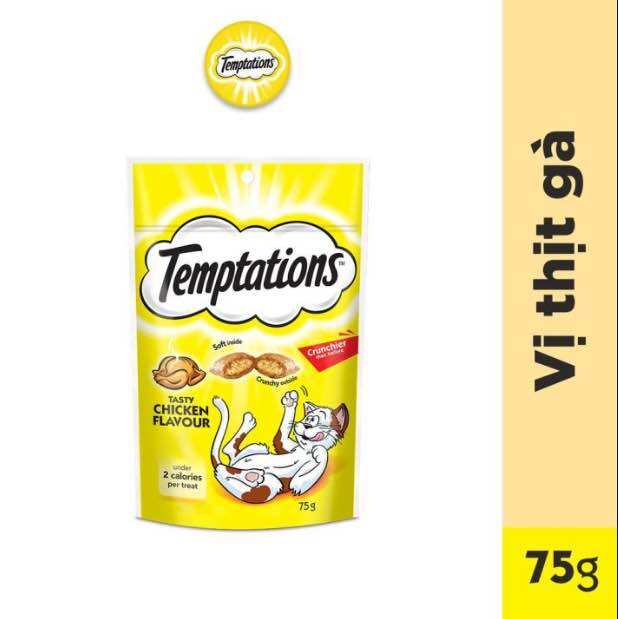 Bánh thưởng cho mèo temptations  30g - 75g