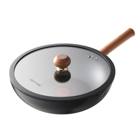 Lanmi | Chảo Đáy Phẳng Chống Dính Titanium Kiểm Soát Dầu