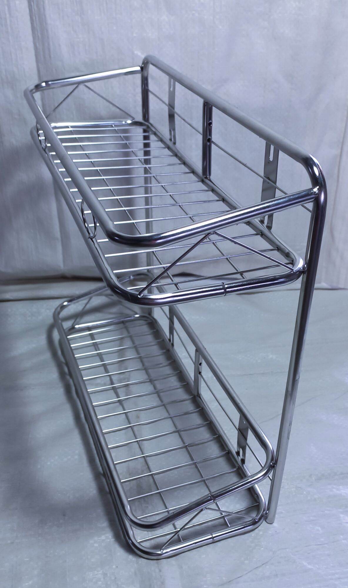 kệ đựng gia vị inox 2 tầng