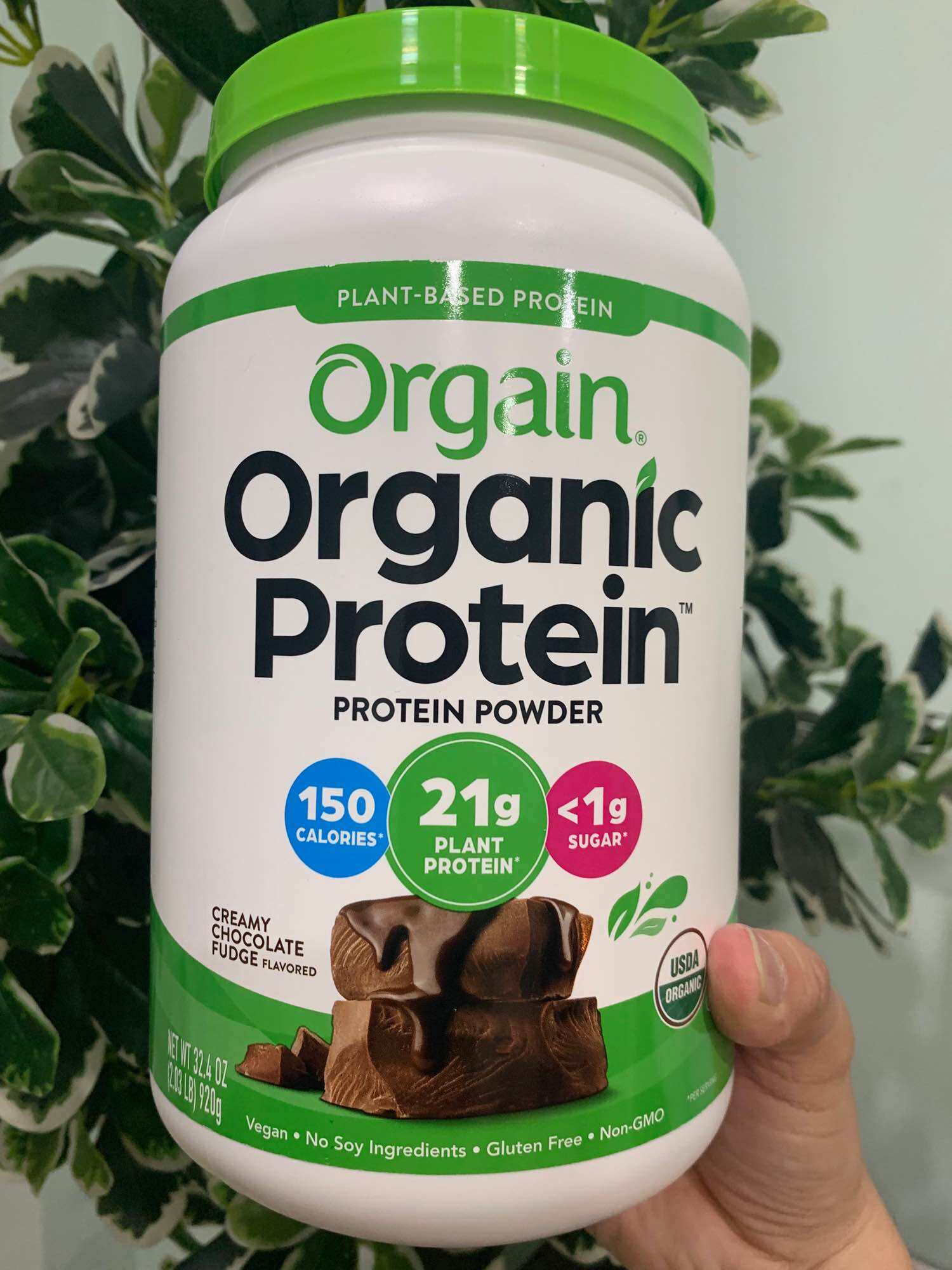 Orgain Organic Protein Powder – Creamy Chocolate Fudge 920GR - SẢN PHẨM RẤT CHẤT LƯỢNG, SHOP CHỌN LỌC KĨ TRƯỚC KHI ĐẾN TAY KHÁCH HÀNG, HÀNG CHUẨN ĐẢM BẢO ĐƯỢC ƯA CHUỘNG TRÊN THỊ TRƯỜNG