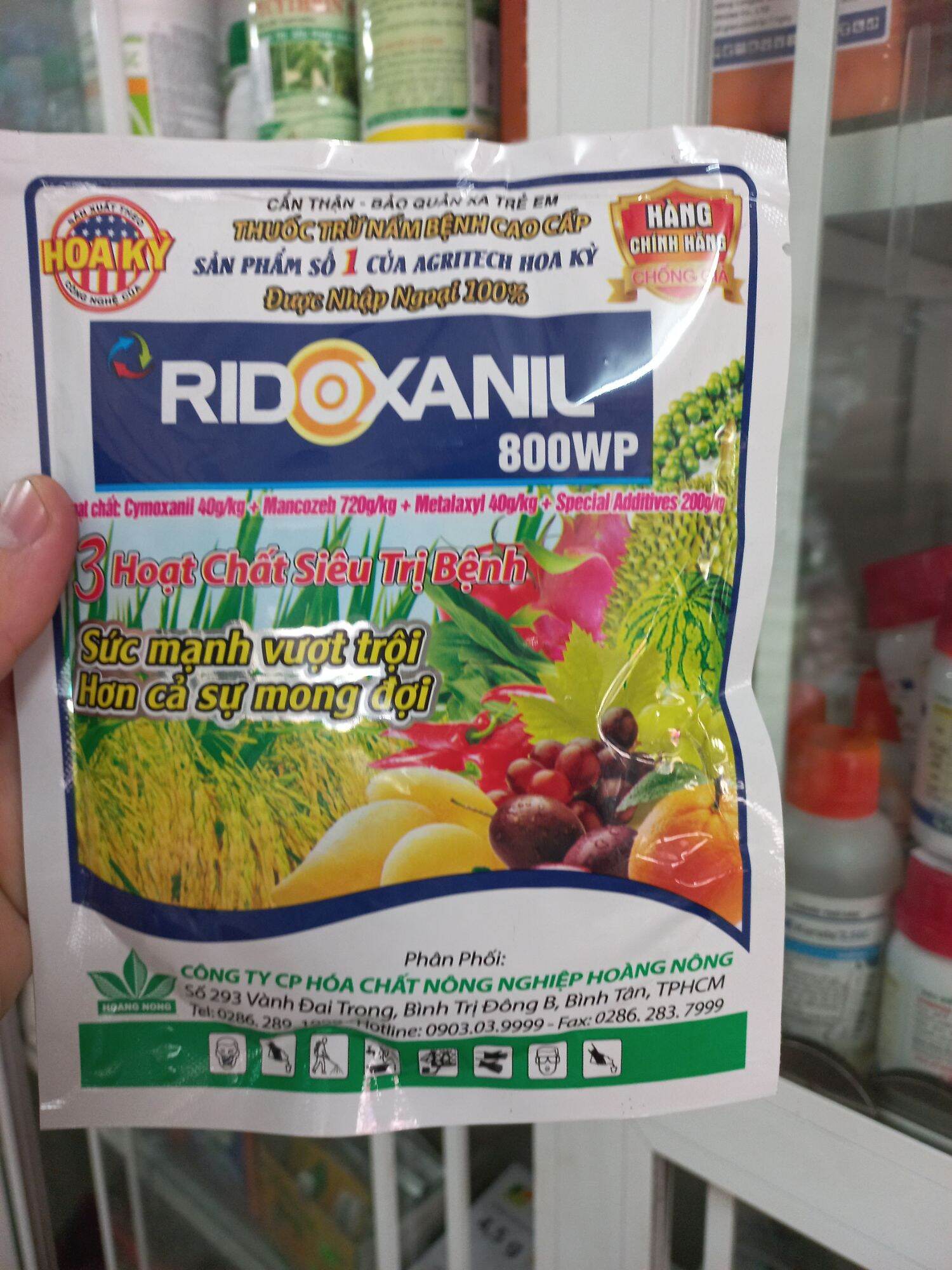 Thuốc trừ nấm bệnh cao cấp Ridoxanil 800WP 100g