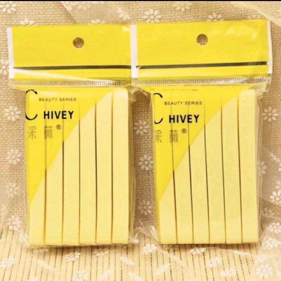 Bọt Biển Rửa Mặt Bông Nở Chivey Nhật[ Túi 12 Miếng]