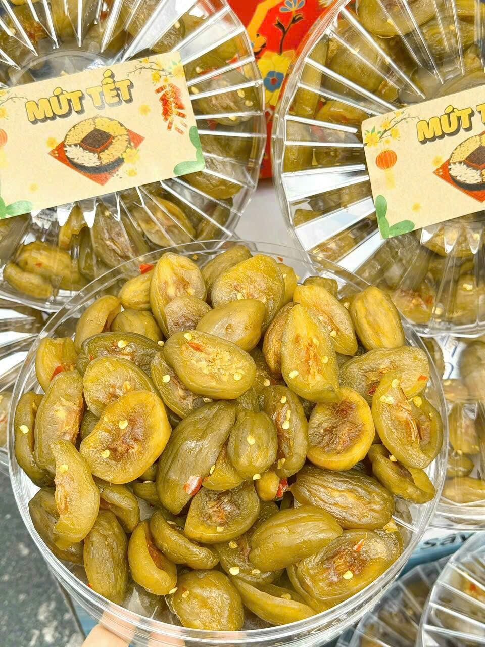 cóc bao tử non sấy muối ớt hộp 500g