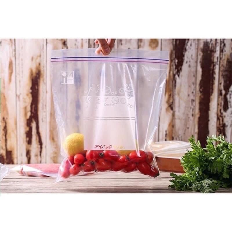 Set 3 túi zip đựng thực phẩm có khoá