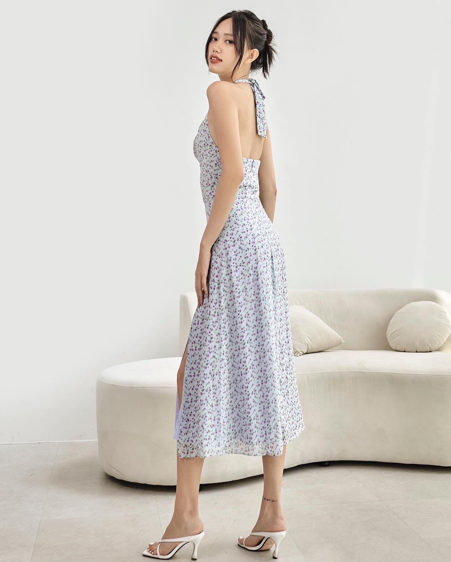 Gallica Flower Dress - Blue Version