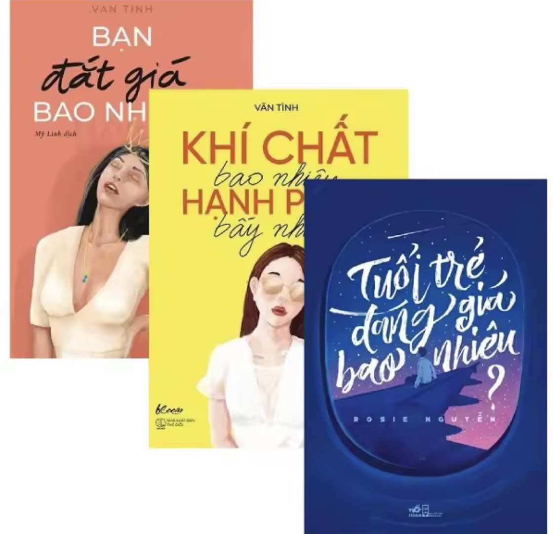 Combo 3 cuốn: Bạn đắt giá bao nhiêu; Khí chất bao nhiêu…; Tuổi trẻ đáng giá bao nhiêu