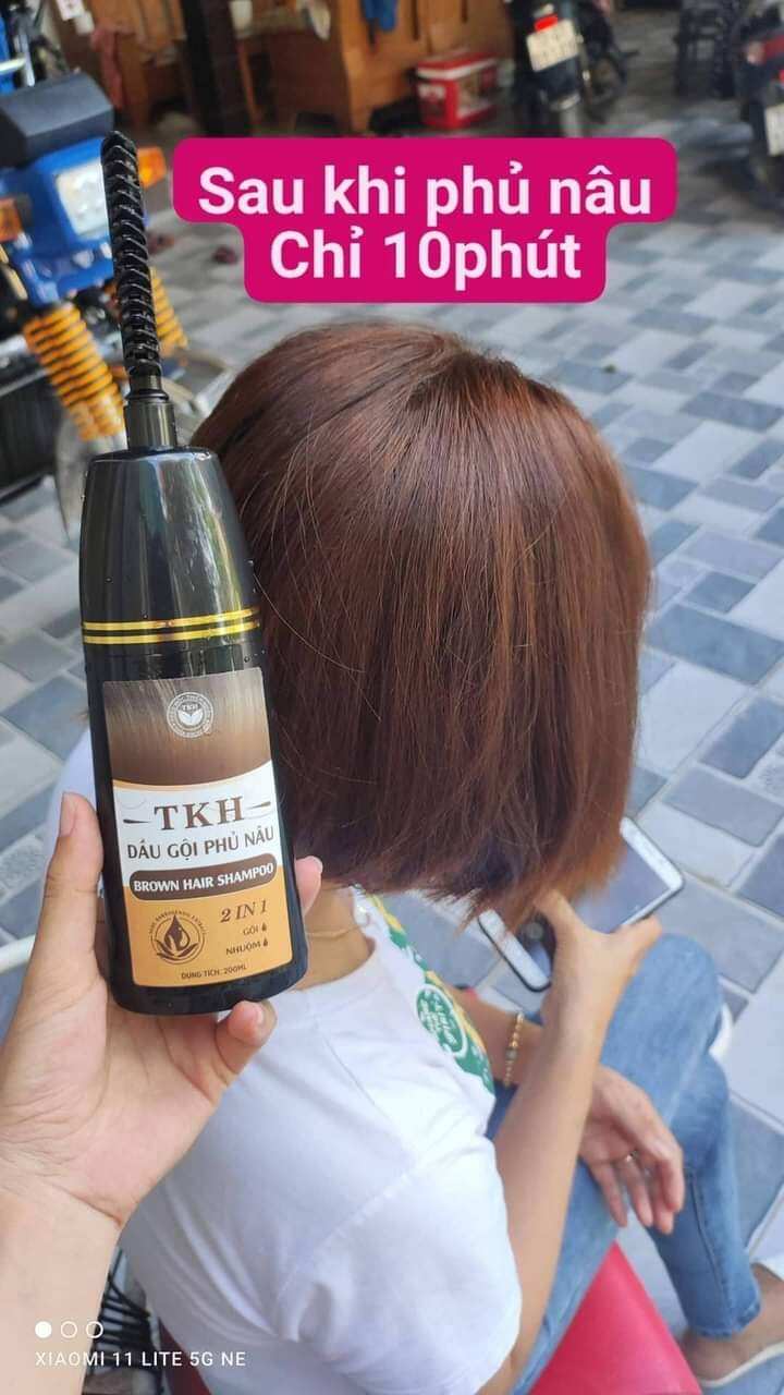 Dầu gội phủ nâu TKH