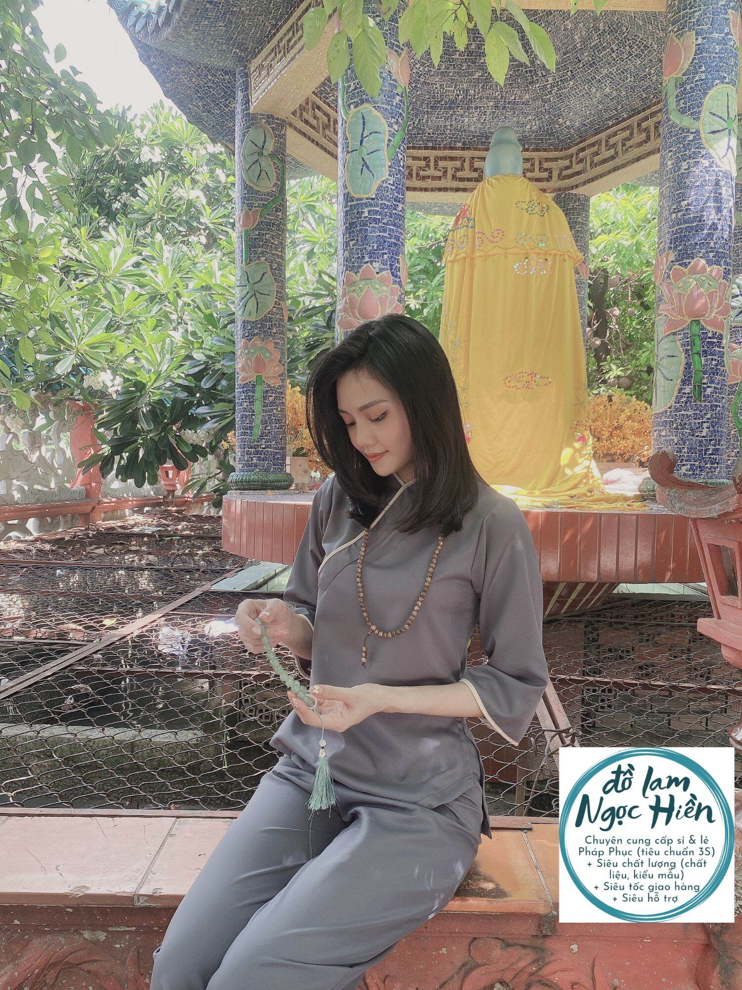 Pháp Phục, Đồ Lam Đi Chùa Nữ Mẫu La Hán (Hiền Hồ)