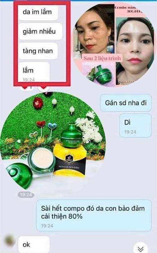 Kem dưỡng da huỳnh đỗ
