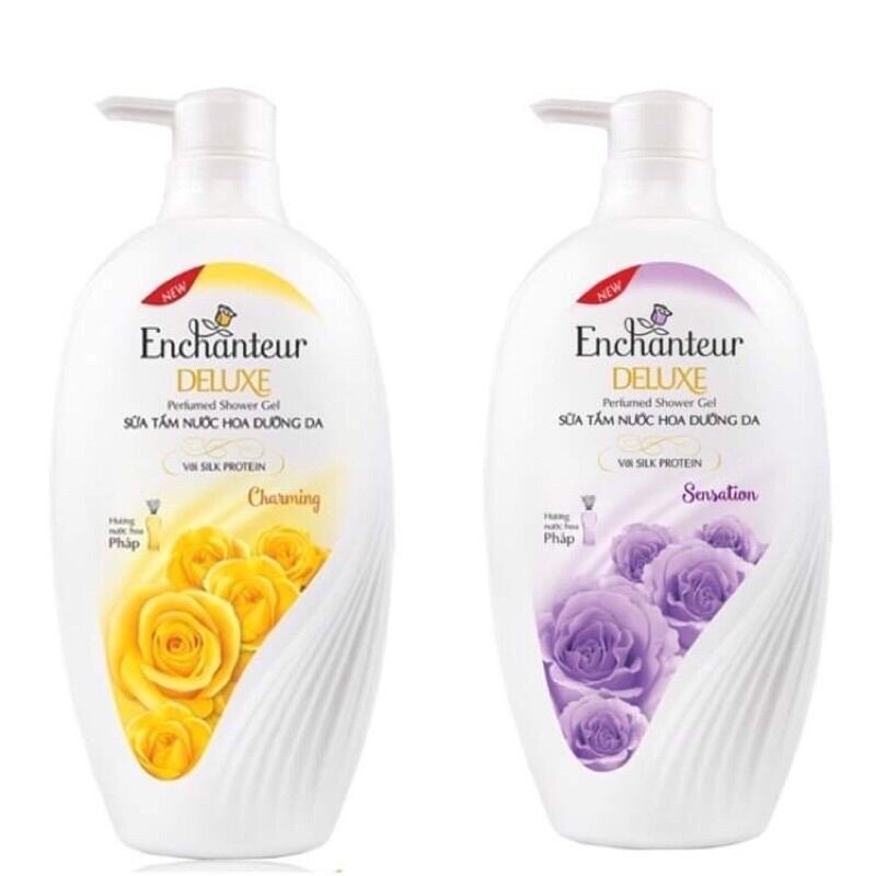 Sữa tắm nước hoa dưỡng da enchanteur 900g