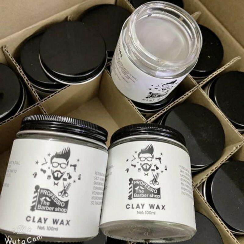 Sáp Vuốt Tóc Clay Wax Profession Hũ Thuỷ Tinh 100ml