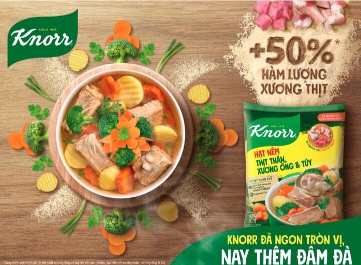 Hạt nêm knorr 150g