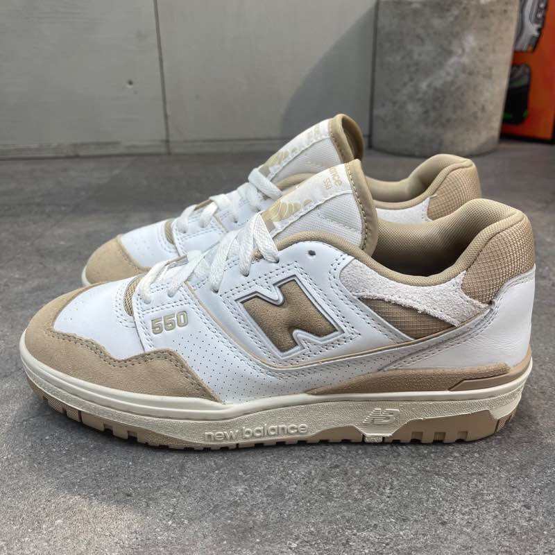 CHÍNH HÃNG NEW BALANCE 550 WHITE TAN INCENSE BB550NEC, hot trend