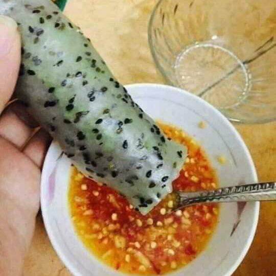 Bánh tráng nhúng mè đen Phan Rang 1kg