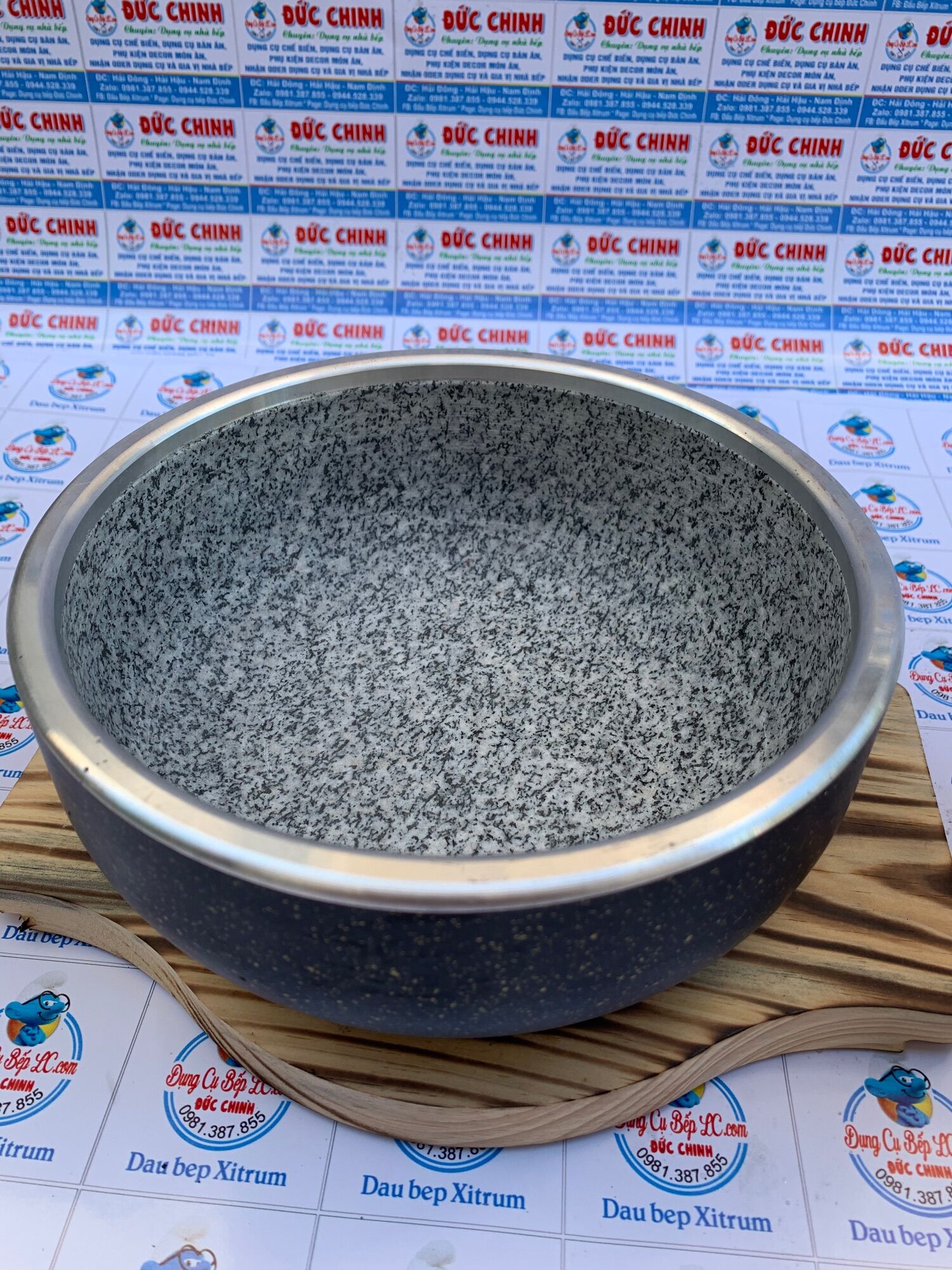 Bát đá thố đá giữ nhiệt 20cm phở bát đá cơm trộn bát đá