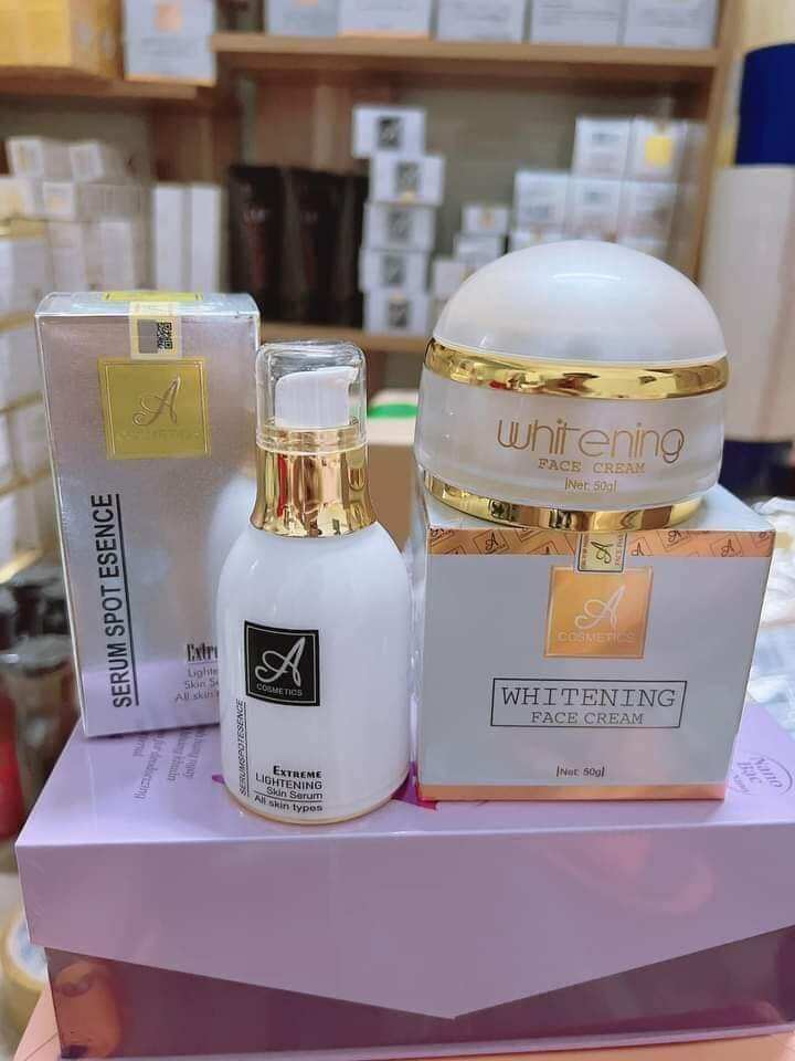 Combo kem face pháp + serum phương anh chính hãng.