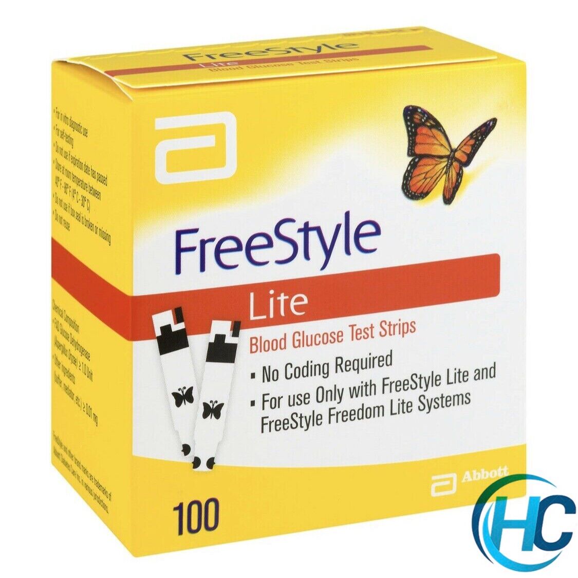 [CHÍNH HÃNG] Que Thử Đường Huyết Freestyle Lite  (Hộp 50 - 100 que)