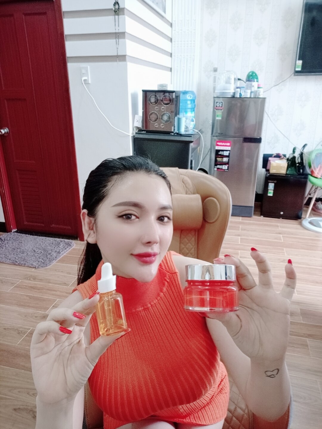 combo kem và serum phục hồi B5