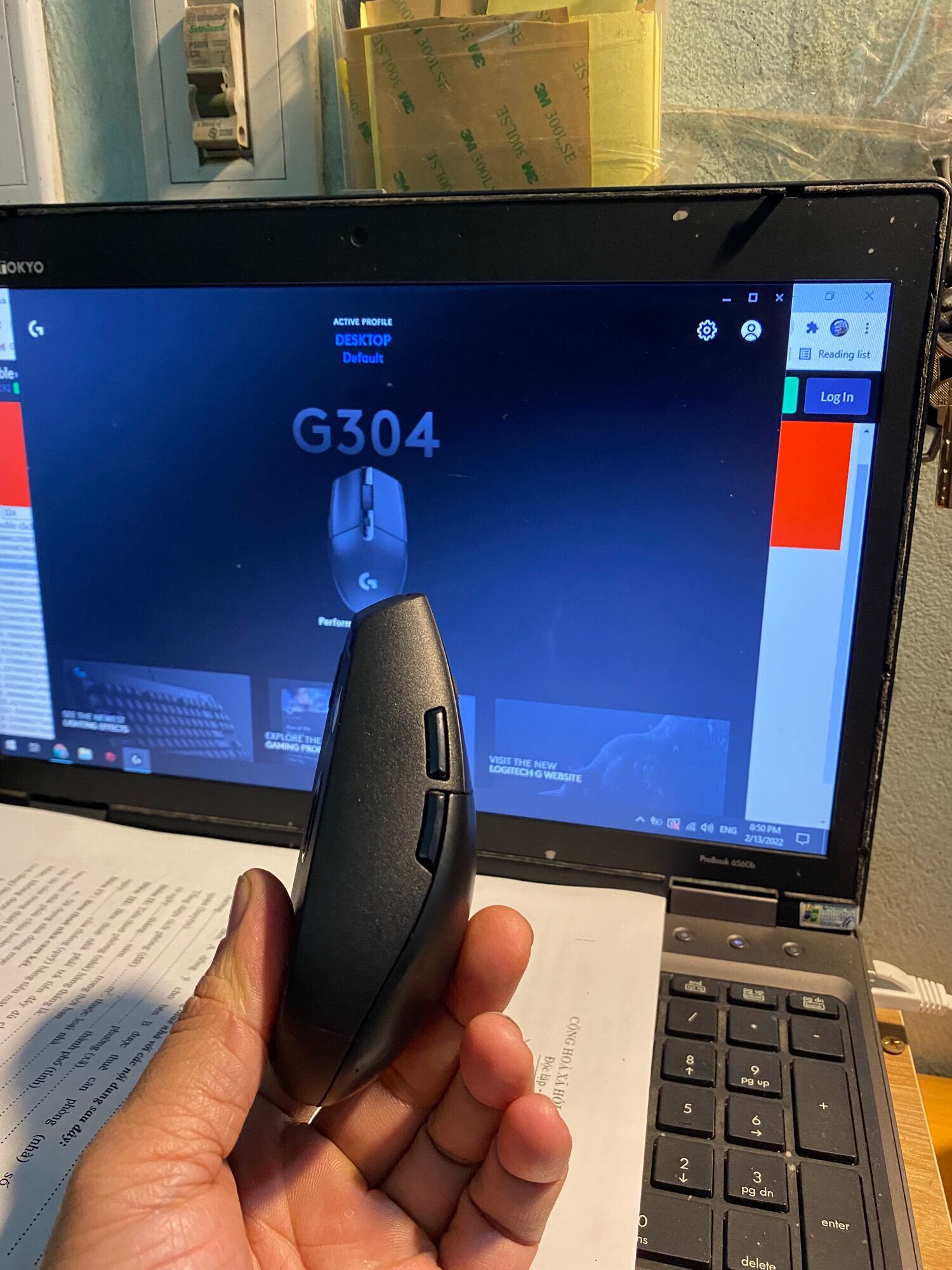 Chuột không dây gaming logitech g304 2nd 95%