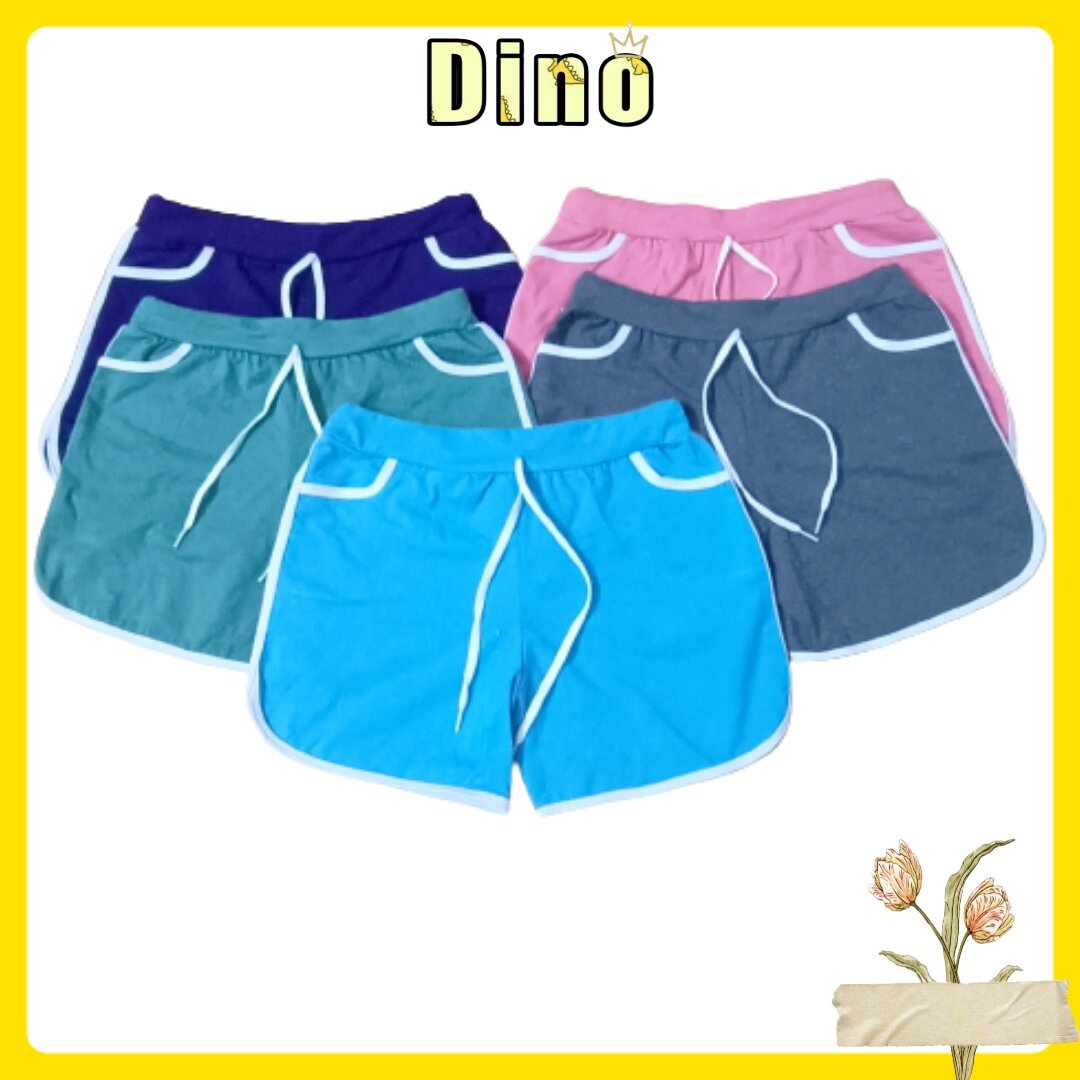 Combo 5 quần đùi nữ thể thao mặc nhà free size 55kg