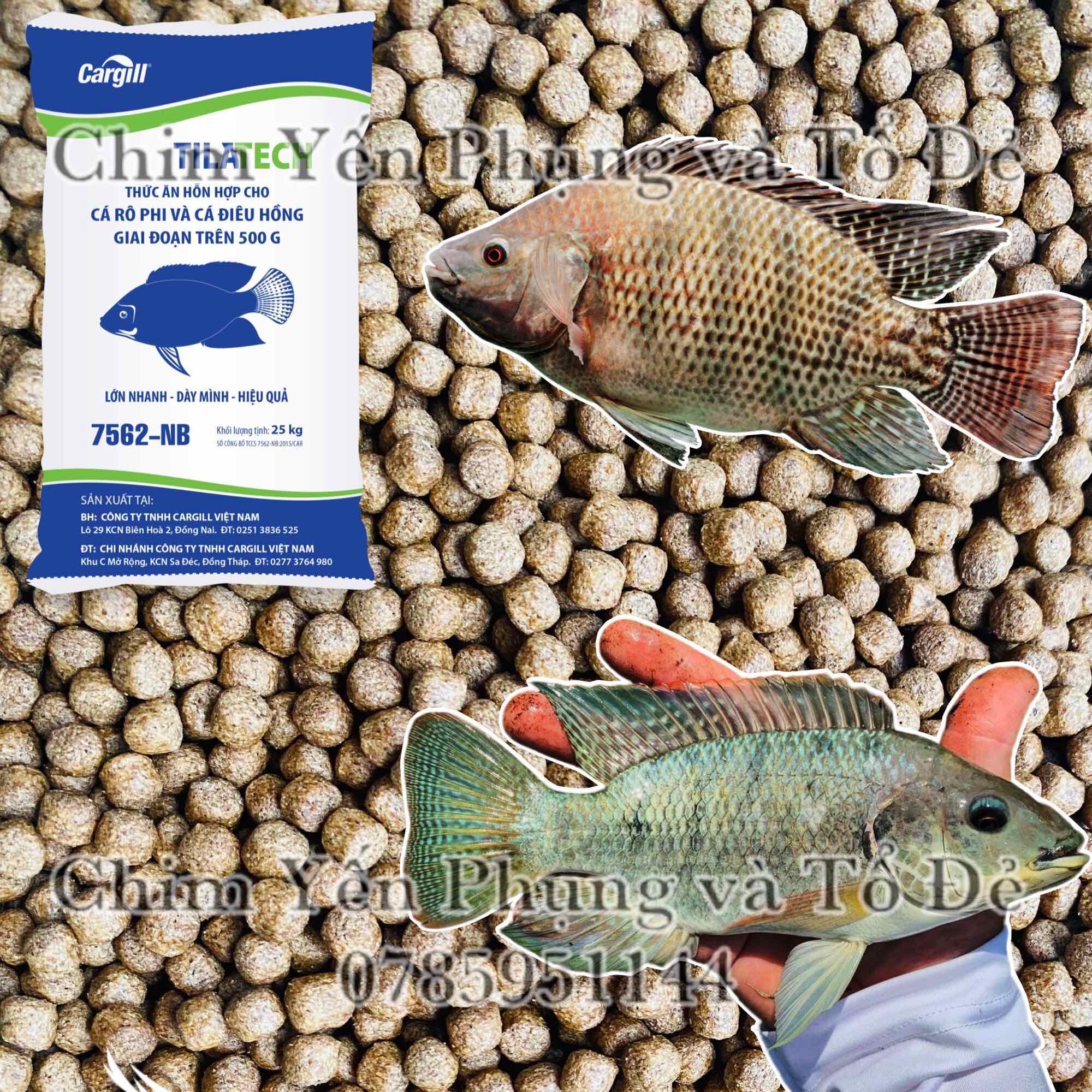 1KG Cám cá cargill 7562 (NA-NB) 28% đạm cho cá ăn hoặc dùng câu cá,rô phi,điêu hồng