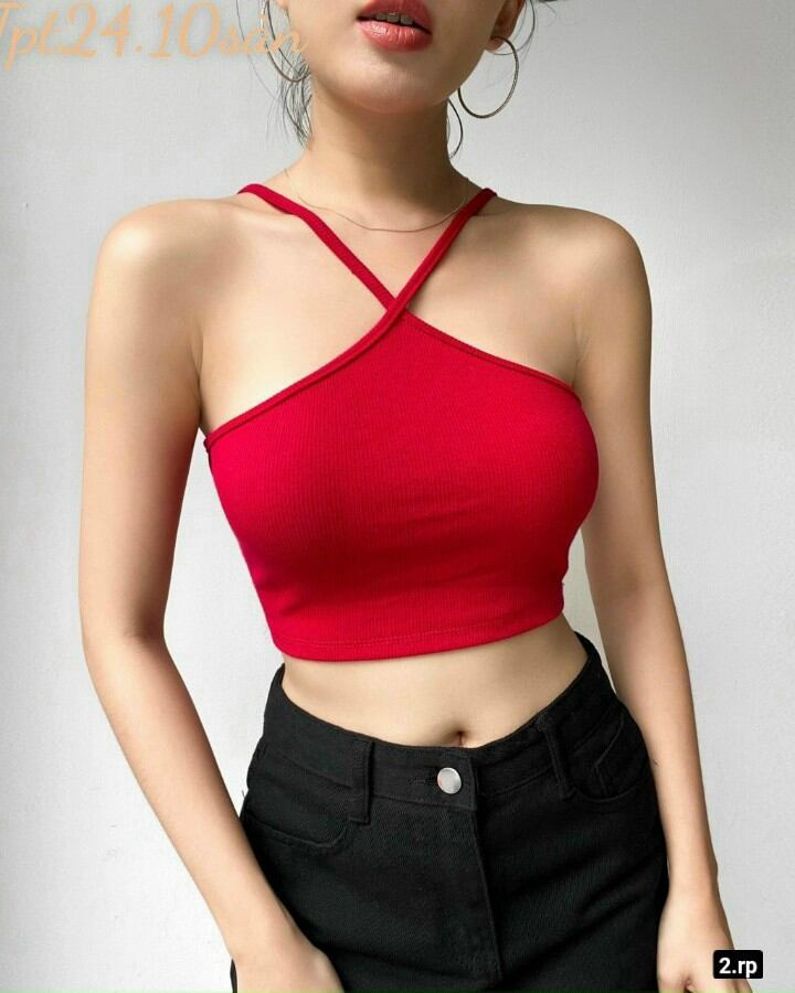 ÁO DÂY YẾM CROPTOP ÔM FORM 45KG(U)