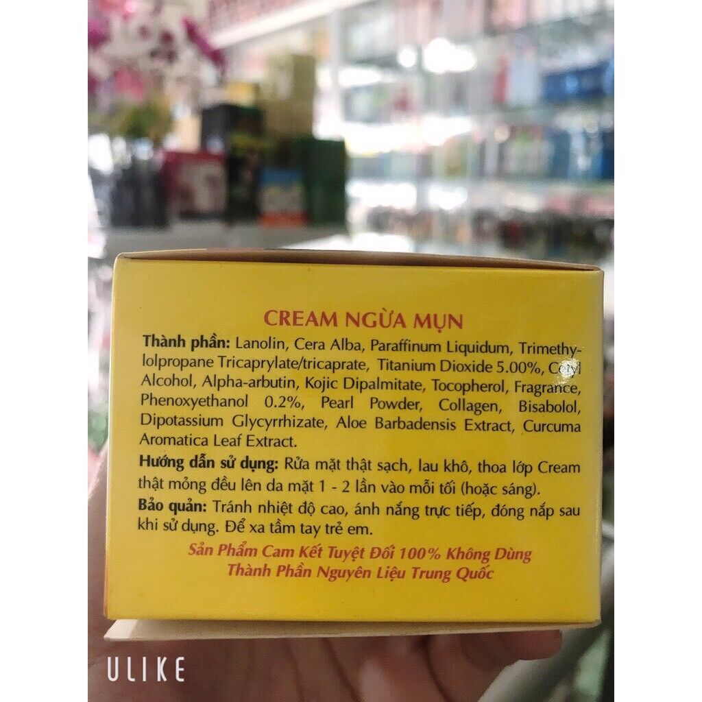 [chuẩn hàng]kem evi ngừa mụn hủ 8gram