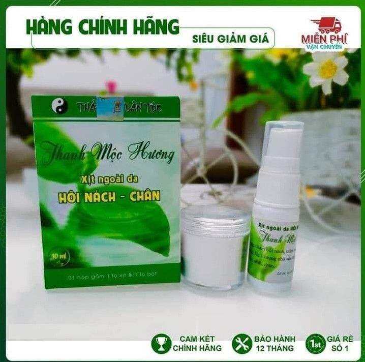 Thảo dược trị Hôi nách Hôi chân Thanh mộc hương