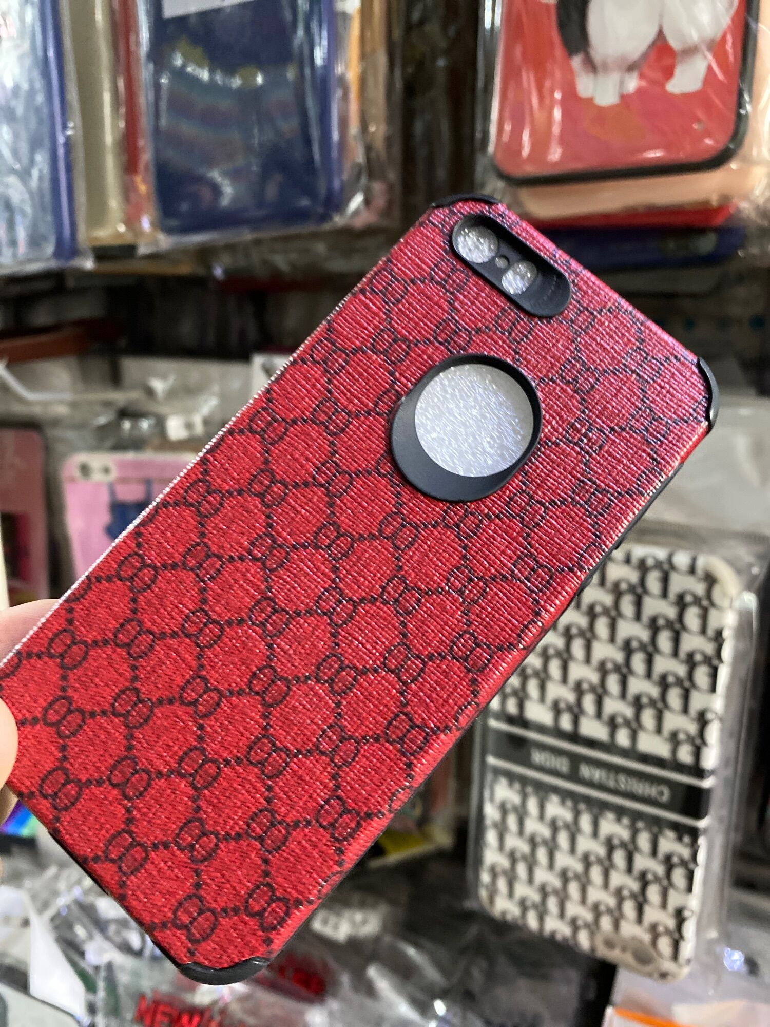 iPhone 5/5S  Ốp lưng dẻo giả da cực đẹp
