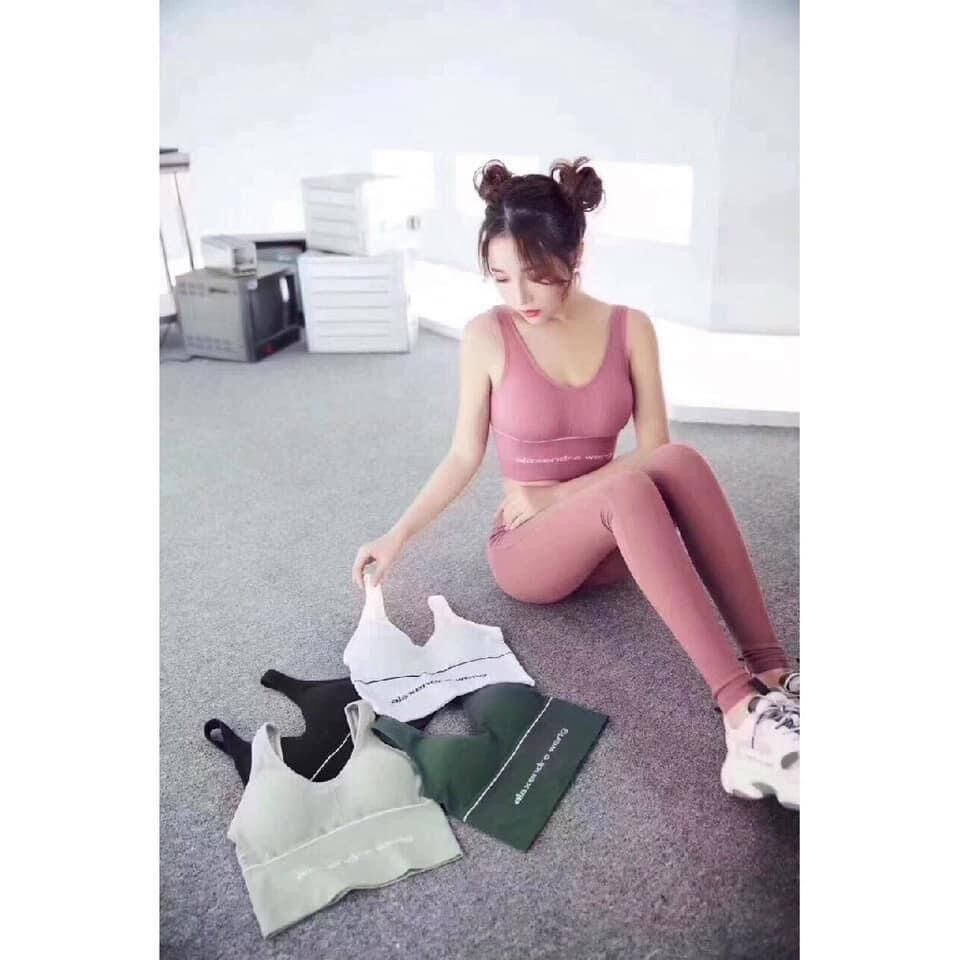 Áo bra tập gym lưng U Ala weng