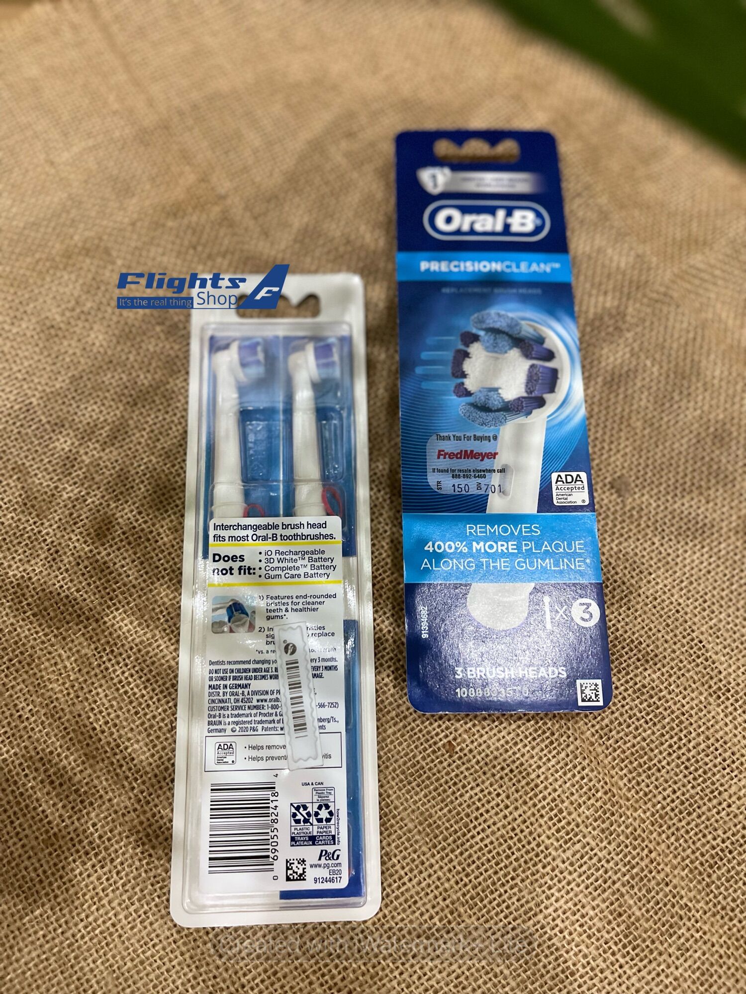 Set 3 đầu bàn chải điện thay thế Oral B USA Precision Clean