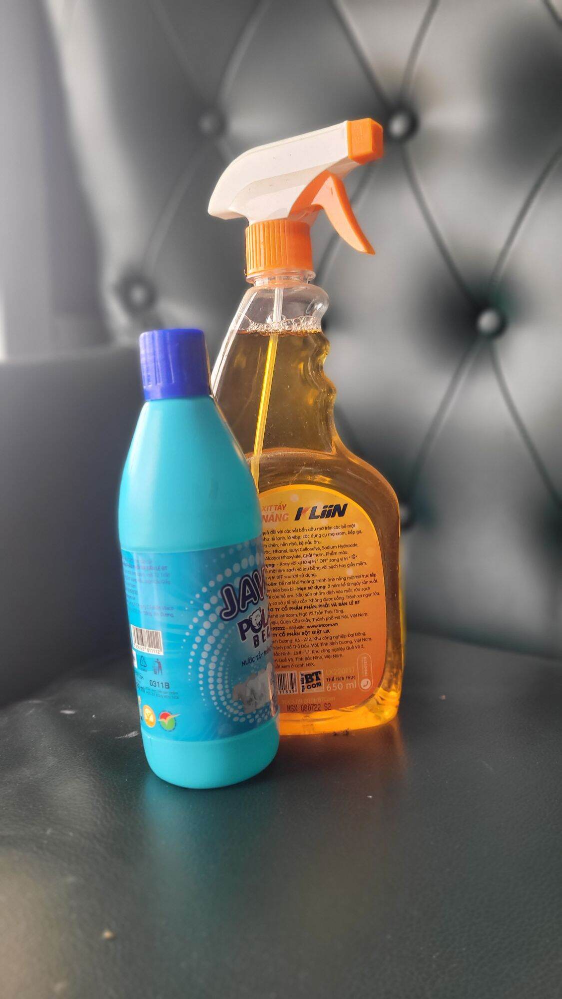 Nước Xịt Tẩy ĐA NĂNG KLiiN công thức 5in1 (tặng nước tẩy quần áo Javel 280ml)
